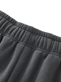 Rifted Relaxed Drawstring Three-quarter Sweatpants