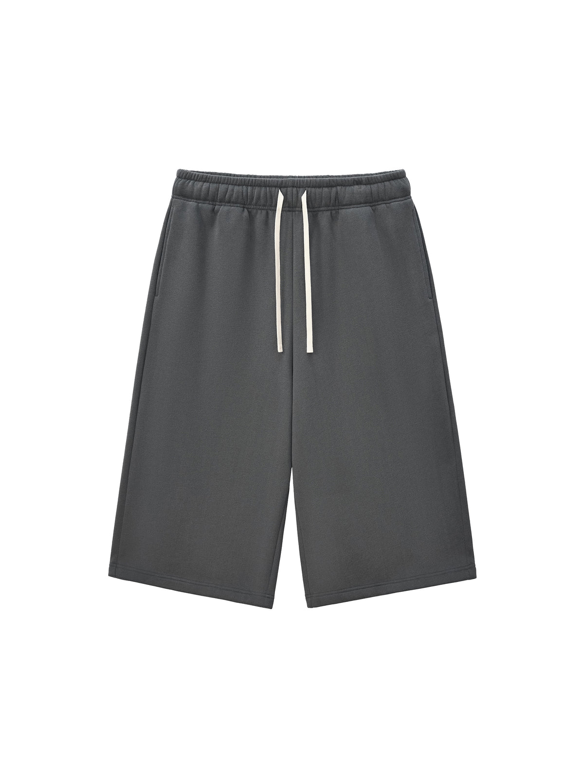 Rifted Relaxed Drawstring Three-quarter Sweatpants