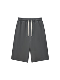 Rifted Relaxed Drawstring Three-quarter Sweatpants