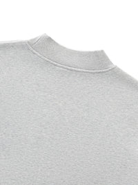 Fleece Mock-Neck Sweatshirt