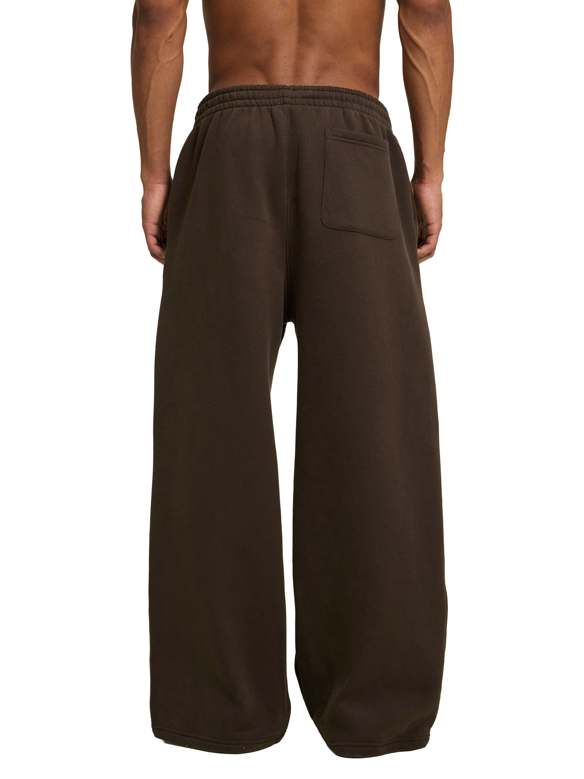 Rifted Fleece Drawstring Straight-Leg Sweatpants