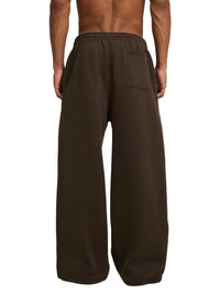Rifted Fleece Drawstring Straight-Leg Sweatpants