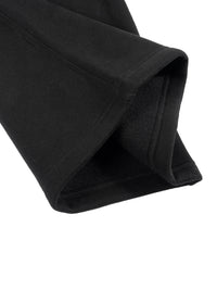 Rifted Fleece Drawstring Straight-Leg Sweatpants