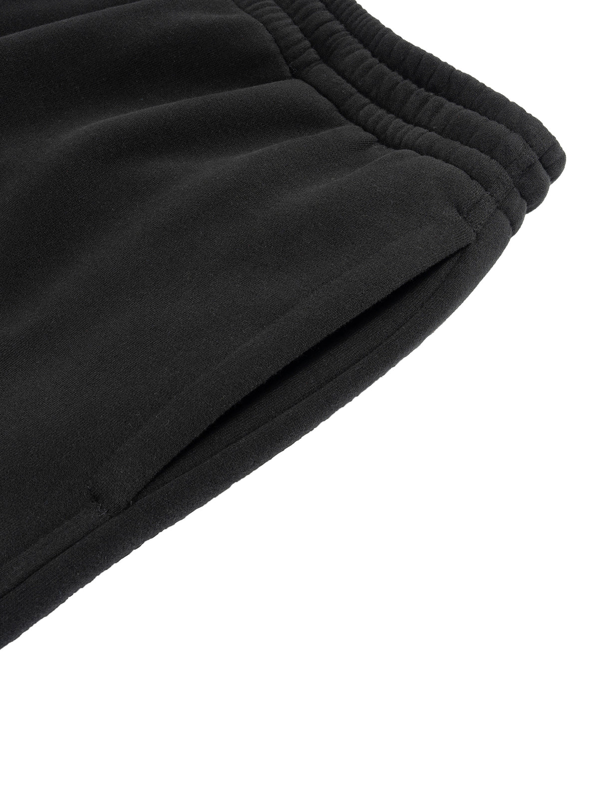 Rifted Fleece Drawstring Straight-Leg Sweatpants