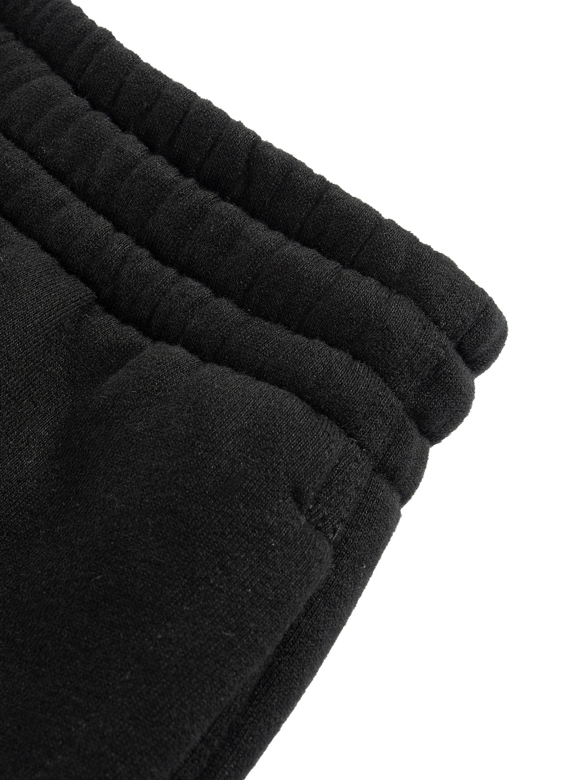 Rifted Fleece Drawstring Straight-Leg Sweatpants