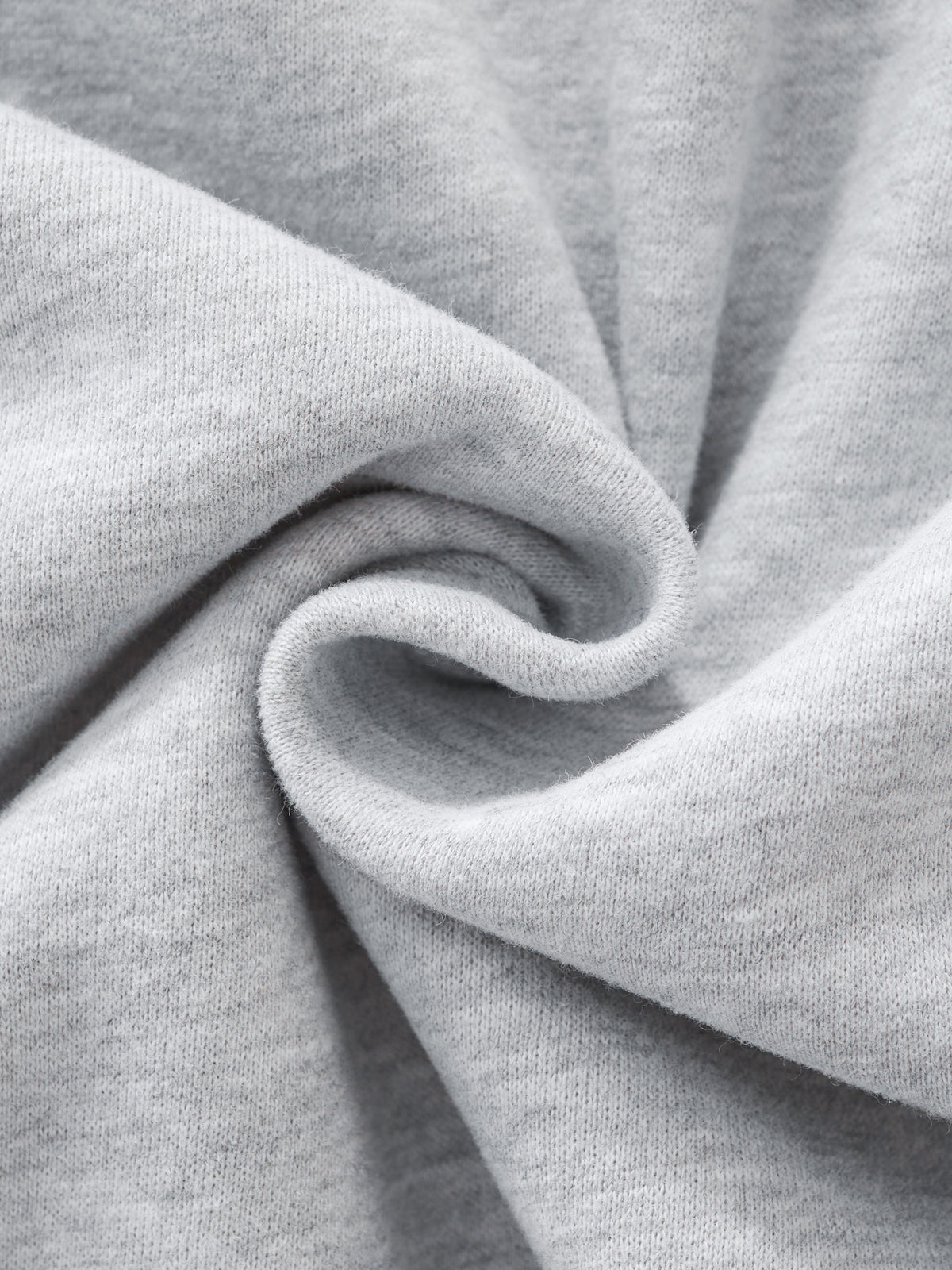 Rifted Contrast-Stitched Boxy Fleece Zip Hoodie
