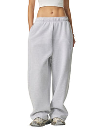 Rifted Contrast-Stitched Fleece Sweatpants