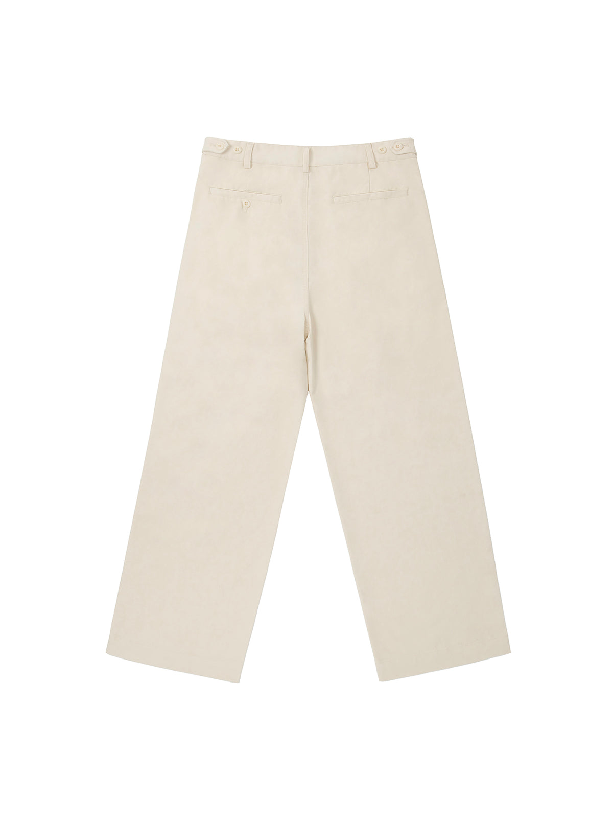 Rifted Adjustable Waist Straight-Leg Pants