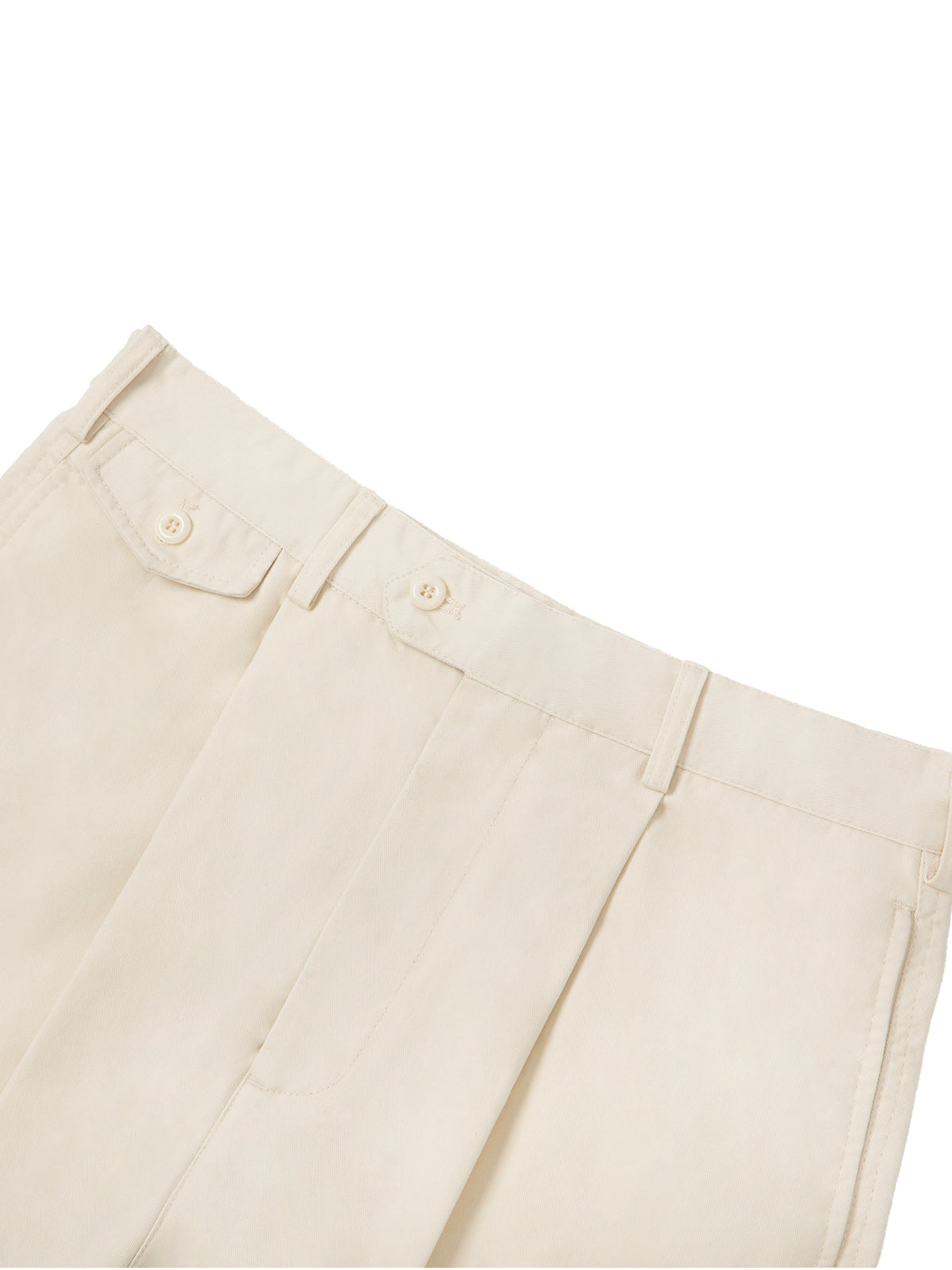 Rifted Adjustable Waist Straight-Leg Pants