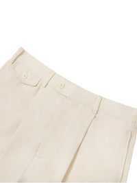Rifted Adjustable Waist Straight-Leg Pants