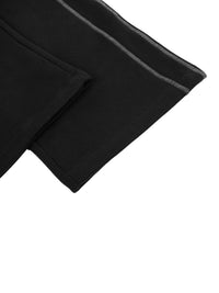 Rifted Contrast-Stitched Fleece Sweatpants