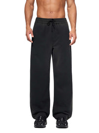 Rifted Sun Fade Raw Edge Straight-Leg Sweatpants