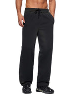 Rifted Sun Fade Raw Edge Straight-Leg Sweatpants