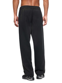 Rifted Sun Fade Raw Edge Straight-Leg Sweatpants