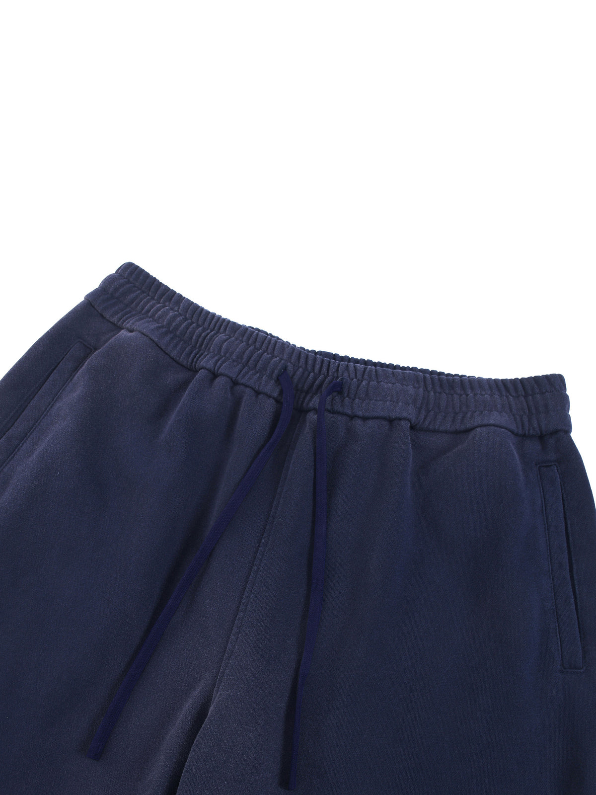 Rifted Sun Fade Raw Edge Straight-Leg Sweatpants