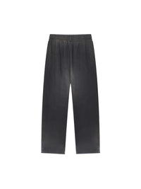 Rifted Sun Fade Raw Edge Straight-Leg Sweatpants