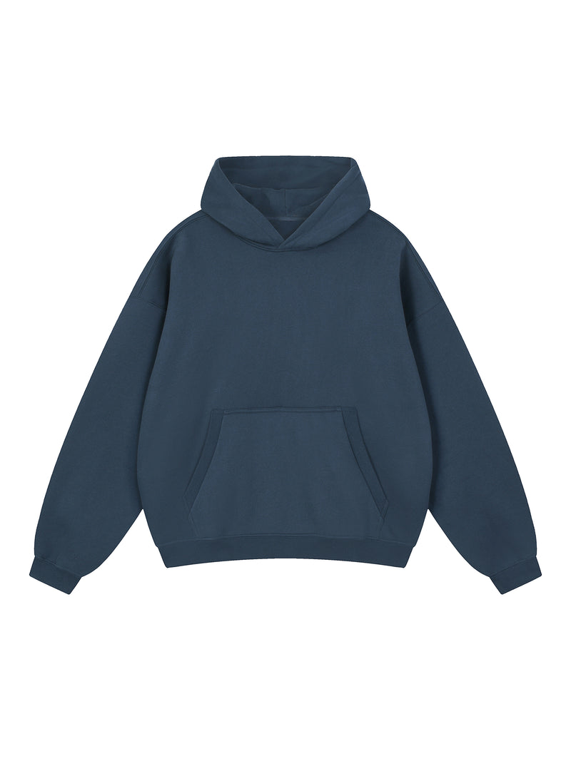 Rifted Essential Oversized Boxy Fit Fleece Hoodie
