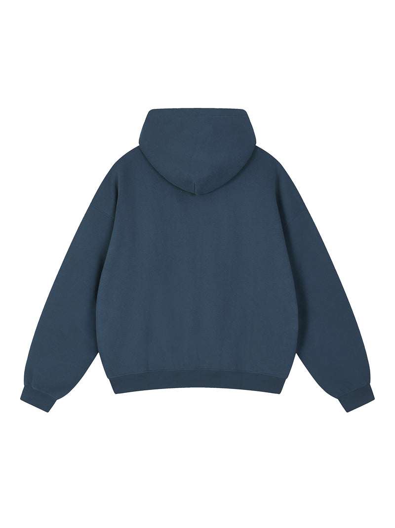 Rifted Essential Oversized Boxy Fit Fleece Hoodie