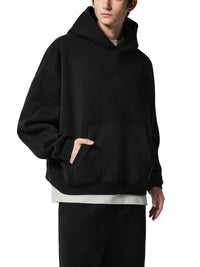 Rifted Essential Oversized Boxy Fit Fleece Hoodie