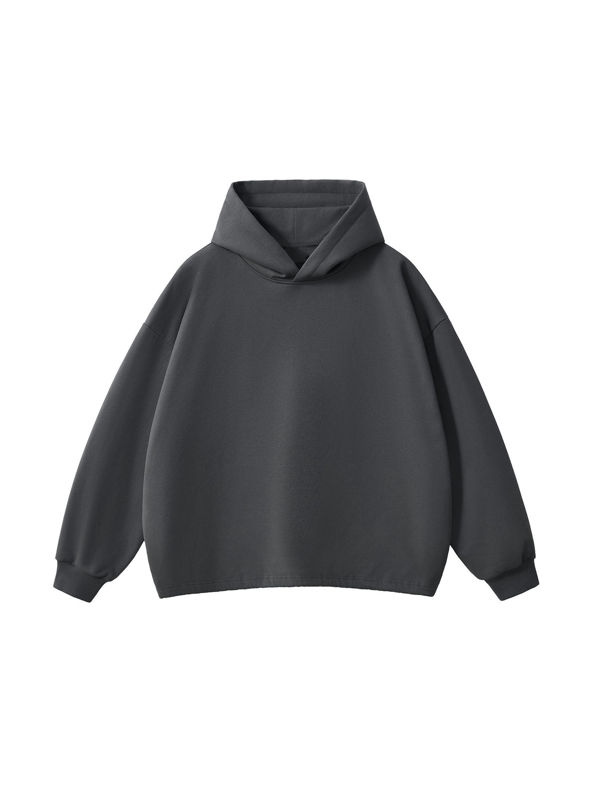 Rifted Essential Heavyweight Oversized Drawstring Hem Hoodie
