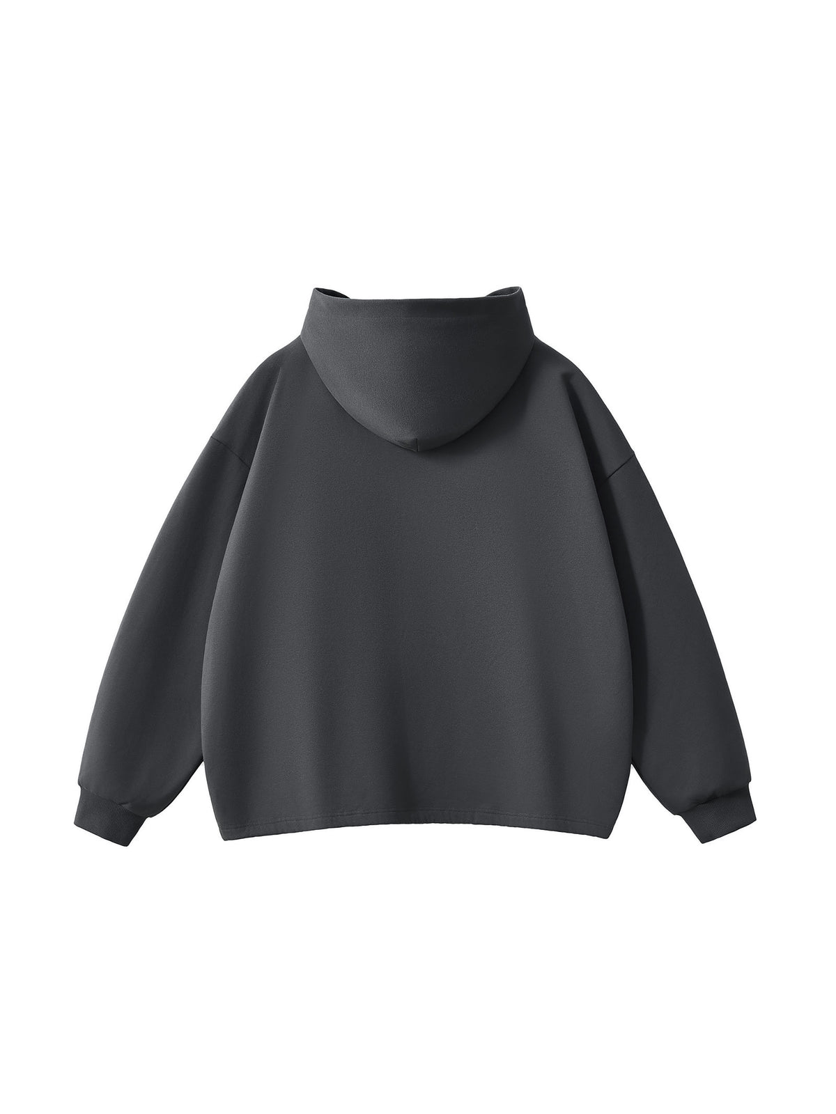 Rifted Essential Heavyweight Oversized Drawstring Hem Hoodie