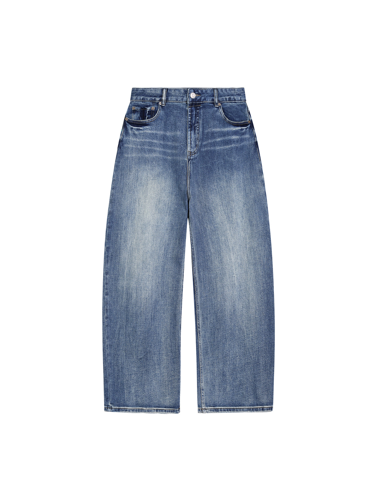 Rifted Sun Fade Heavyweight Denim Jeans