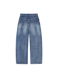 Rifted Sun Fade Heavyweight Denim Jeans