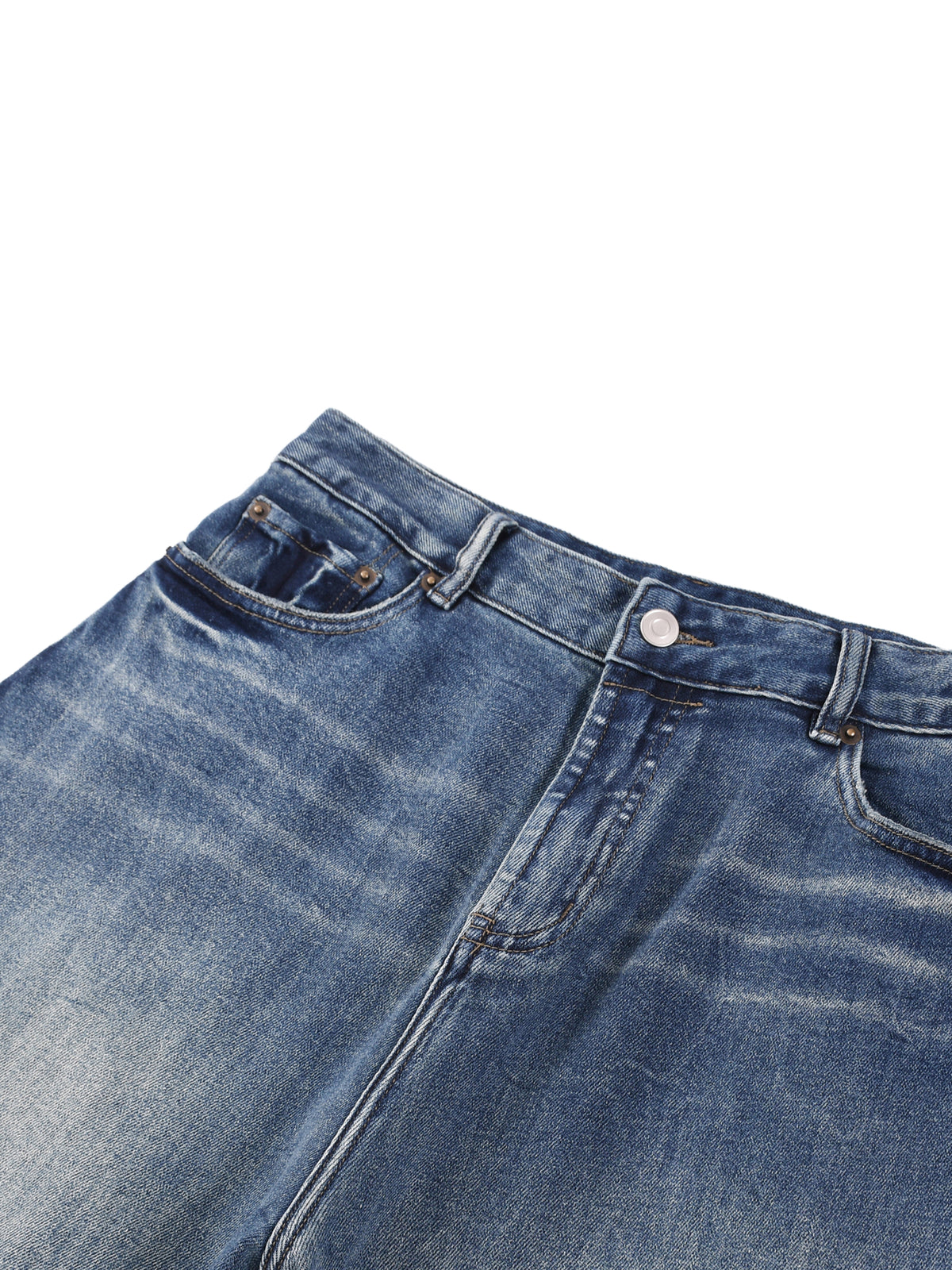 Rifted Sun Fade Heavyweight Denim Jeans