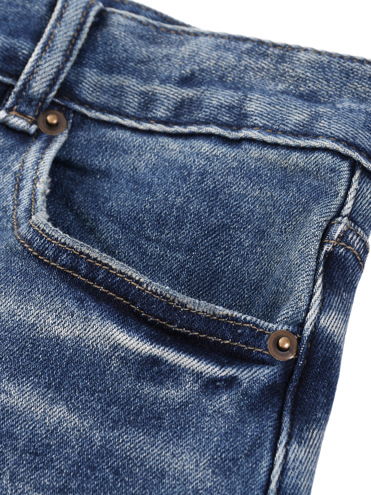 Rifted Sun Fade Heavyweight Denim Jeans