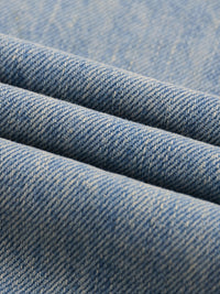 Rifted Sun Fade Raw Hem Denim Jeans
