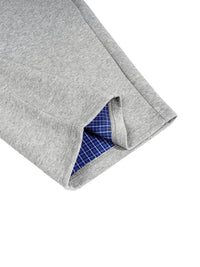 Rifted Plaid Waistband Barrel Sweatpants