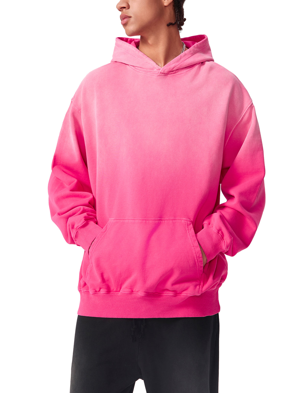 Rifted Heavyweight Sun Fade Oversized Hoodie