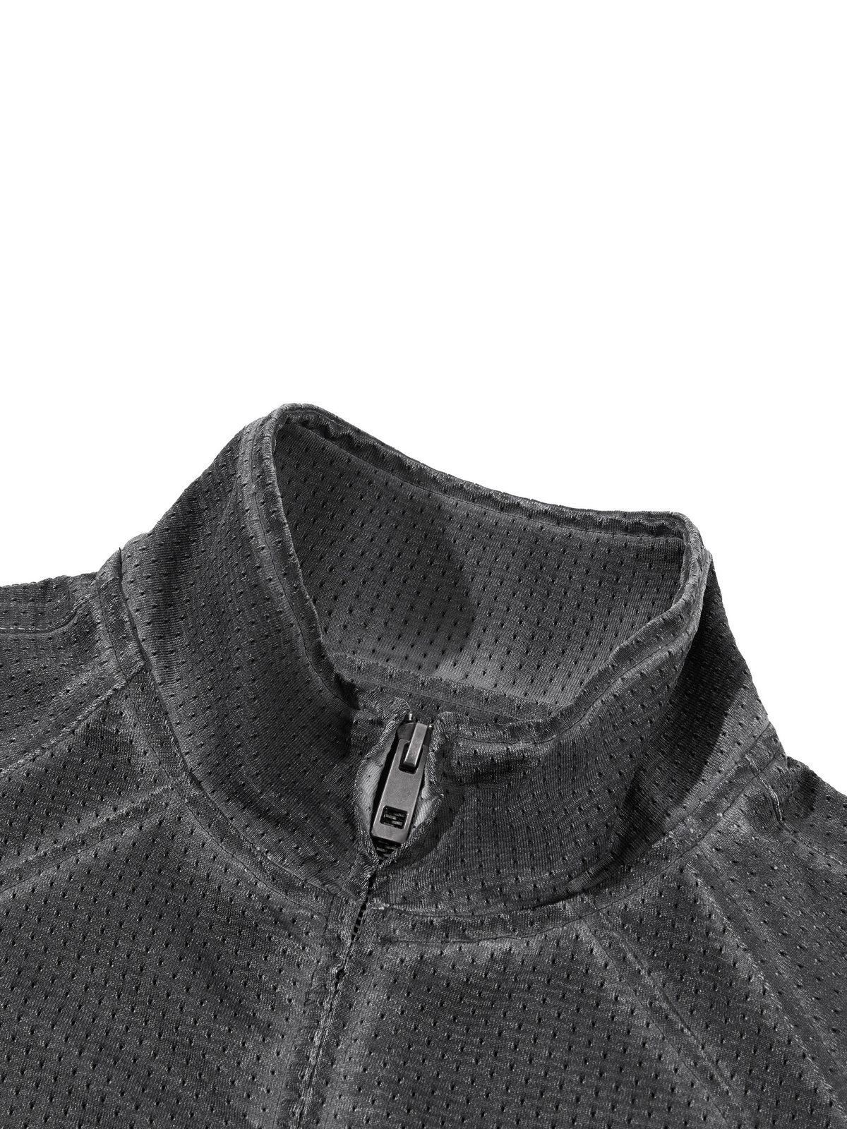 Rifted Unisex Vintage Wash Full Zip Mesh Jacket
