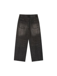 Rifted Vintage Wash Heavyweight Denim Jeans