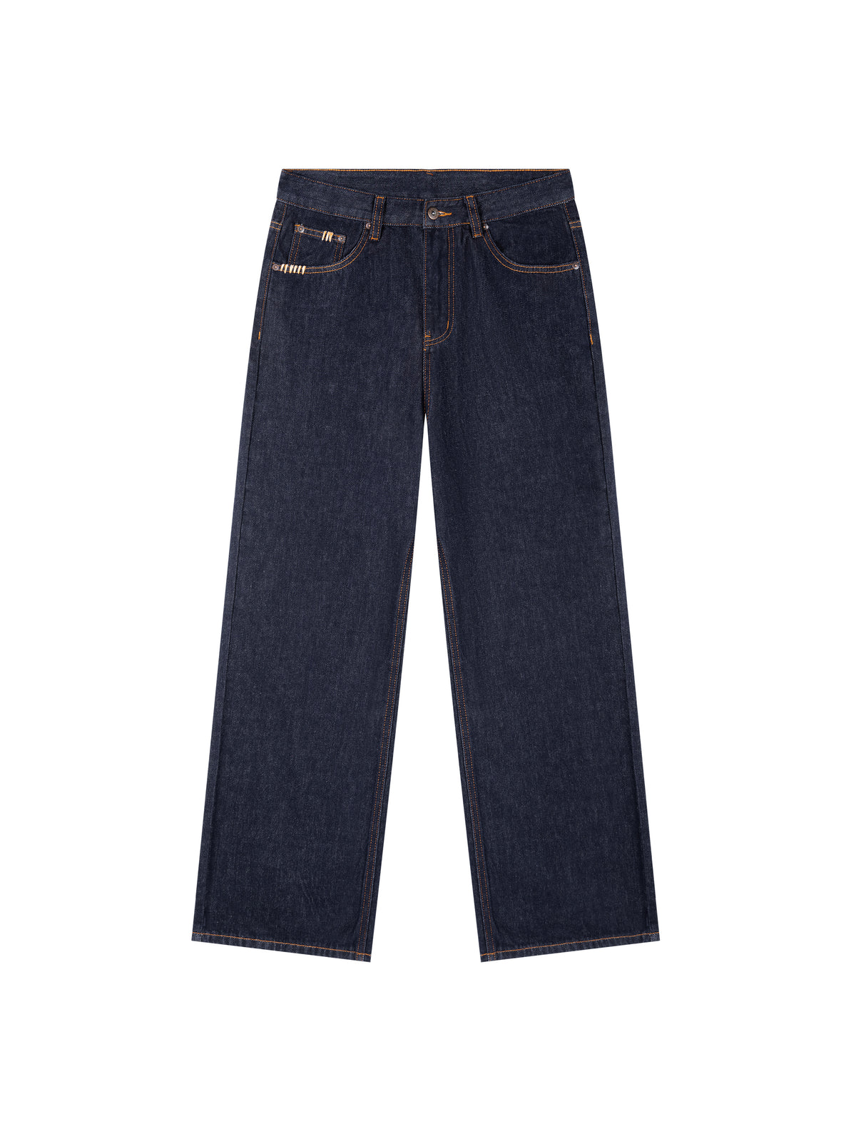 Rifted Men's Heavyweight Straight Leg Denim Jeans