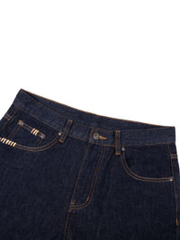 Rifted Men's Heavyweight Straight Leg Denim Jeans