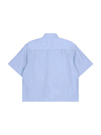 Rifted Oversized Vertical Stripe Boxy T-Shirt