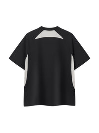 Rifted Contrast Panel Performance T-Shirt