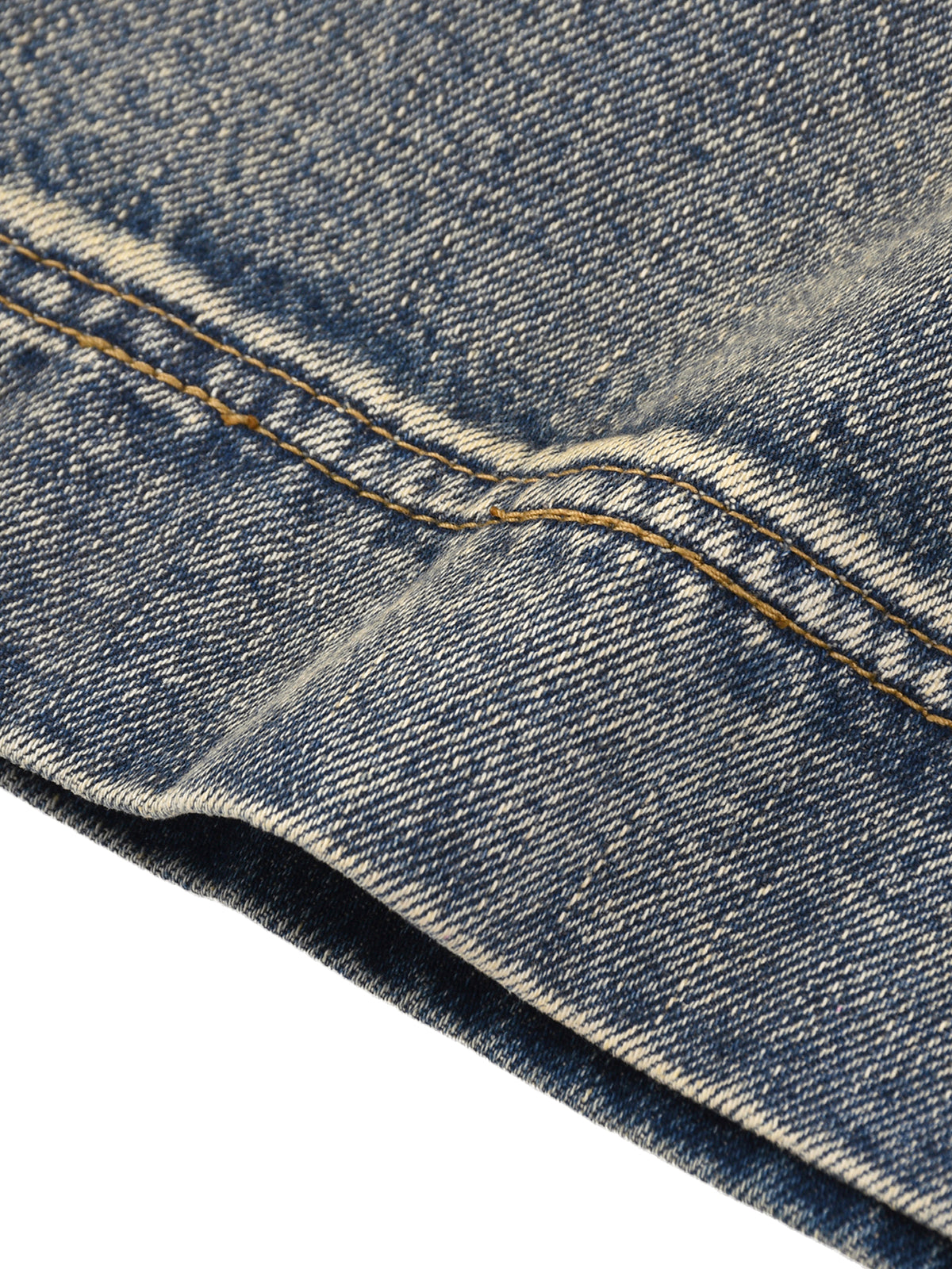 Rifted Vintage Wash Baggy Denim Shorts