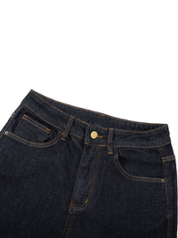 Rifted Women's Straight-Leg Denim Jeans