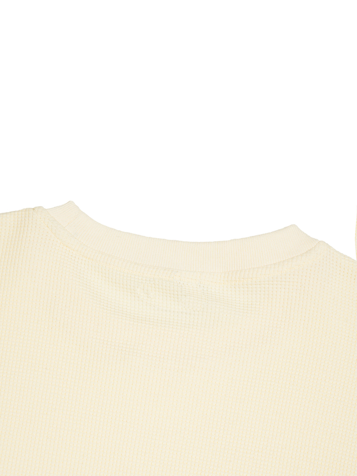 Waffle Raw Edge T-Shirt