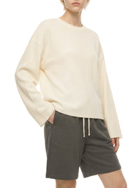 Waffle Raw Edge T-Shirt
