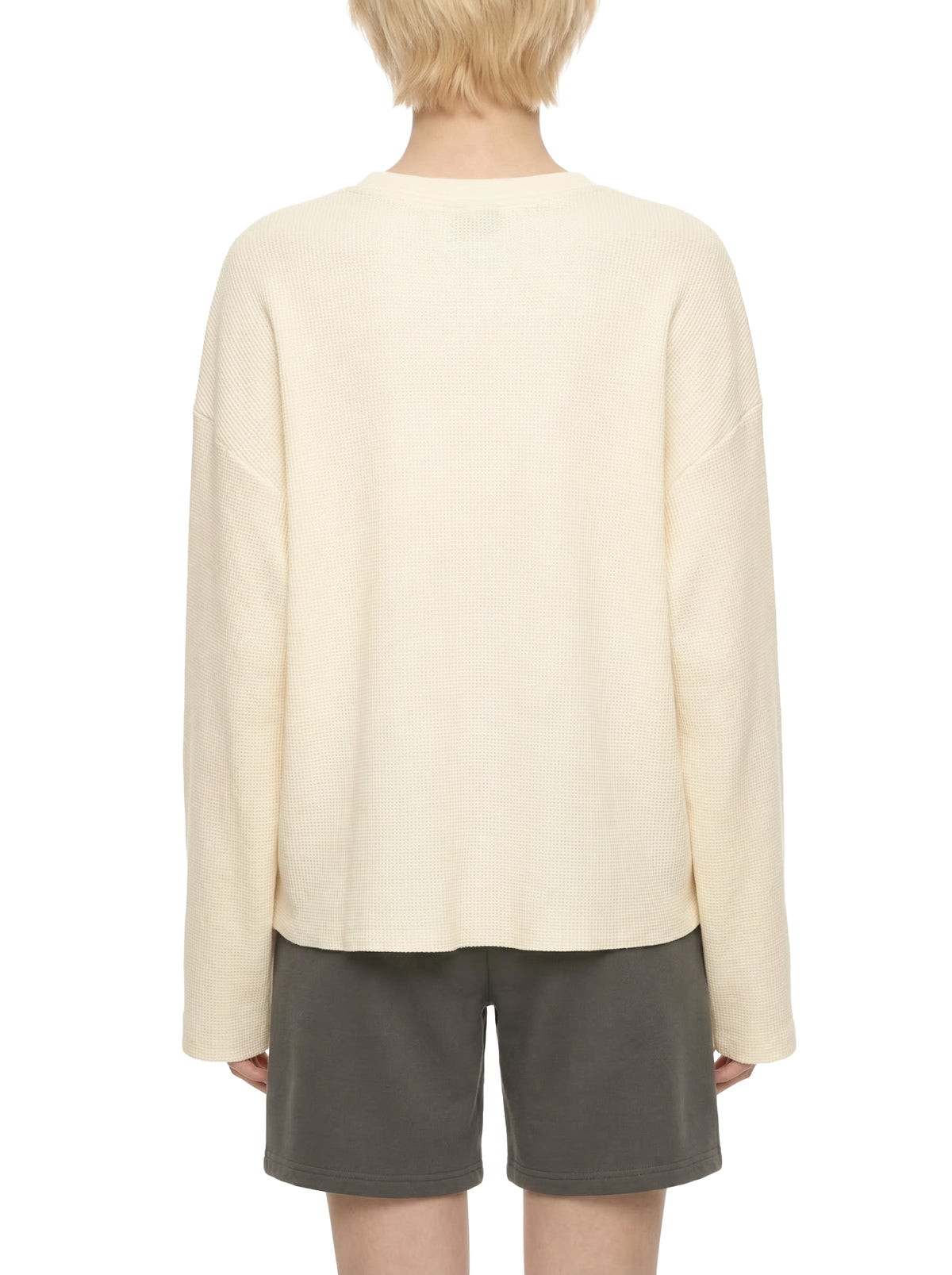 Waffle Raw Edge T-Shirt