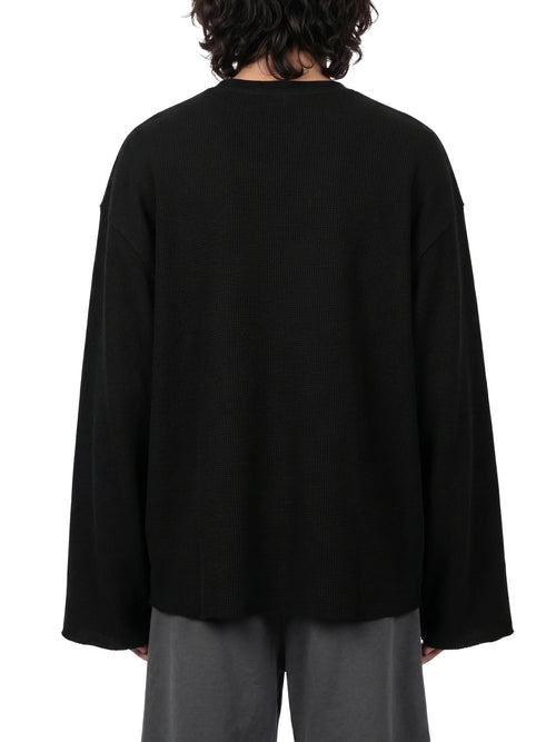 Waffle Raw Edge T-Shirt