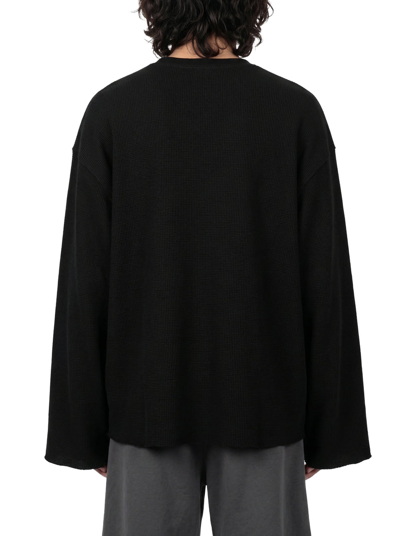 Waffle Raw Edge T-Shirt