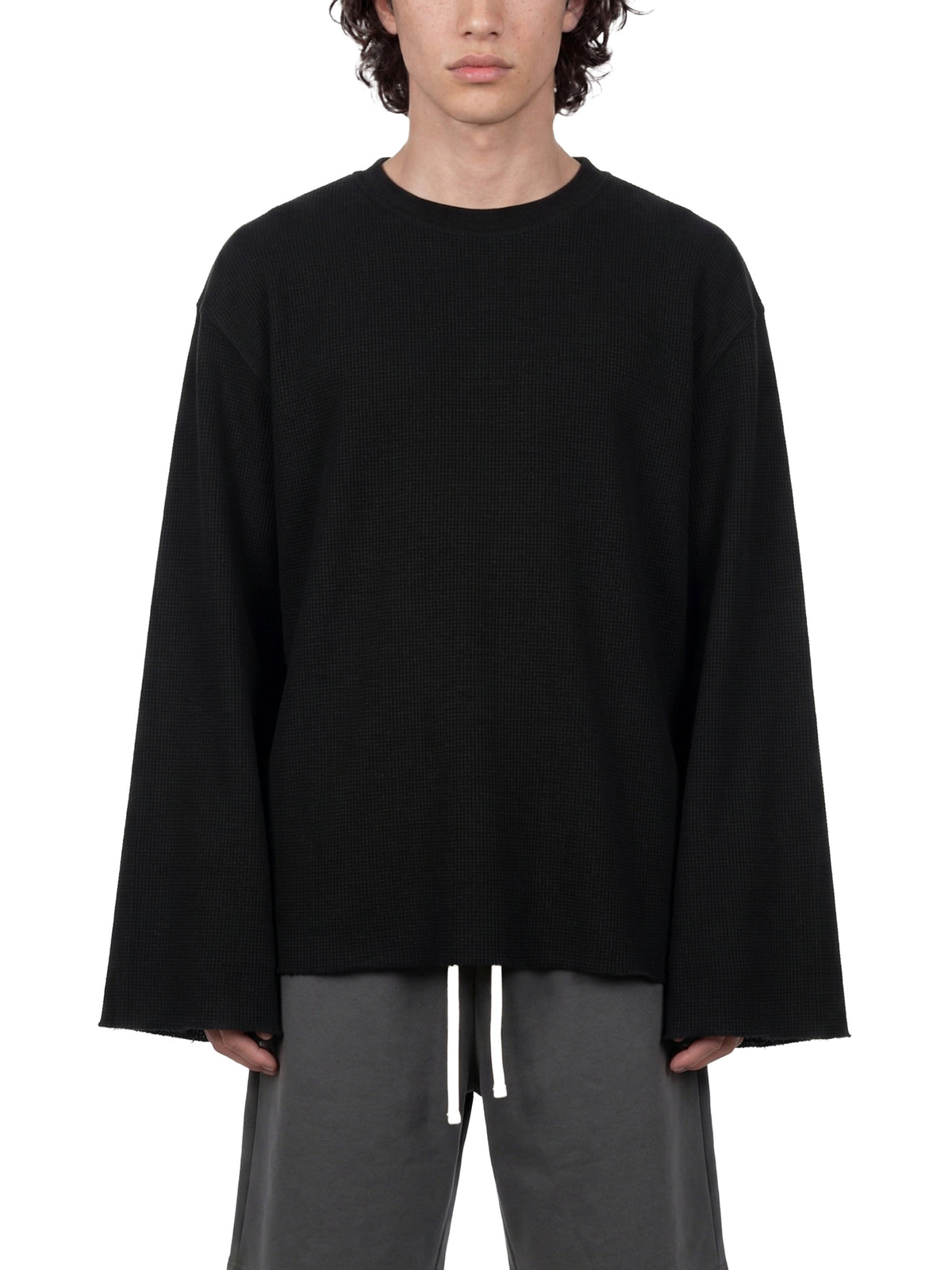 Waffle Raw Edge T-Shirt