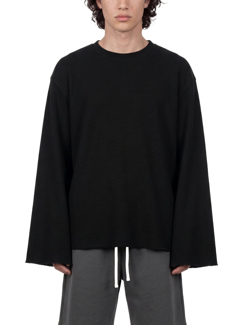 Waffle Raw Edge T-Shirt