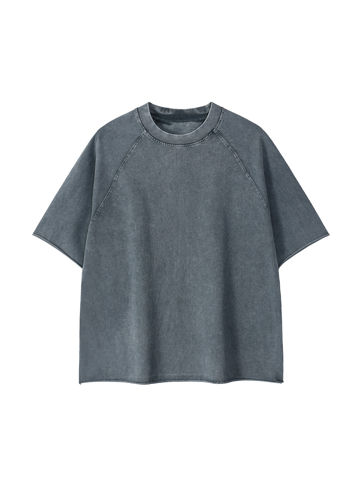 Rifted Unisex Mineral Wash Raw Edge T-Shirt