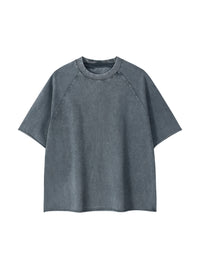 Rifted Unisex Mineral Wash Raw Edge T-Shirt