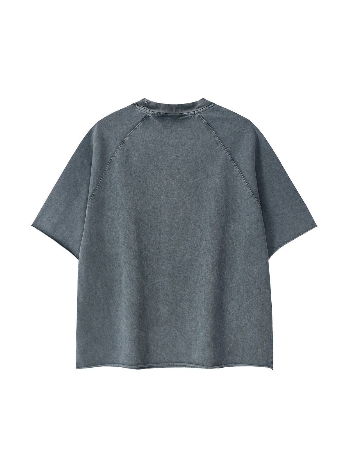 Rifted Unisex Mineral Wash Raw Edge T-Shirt